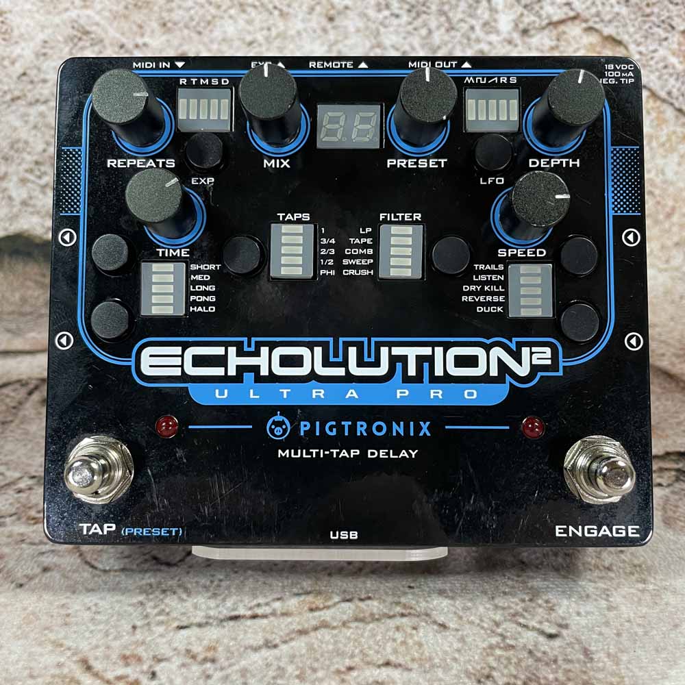 Used:  Pigtronix Echolution 2 Ultra Pro