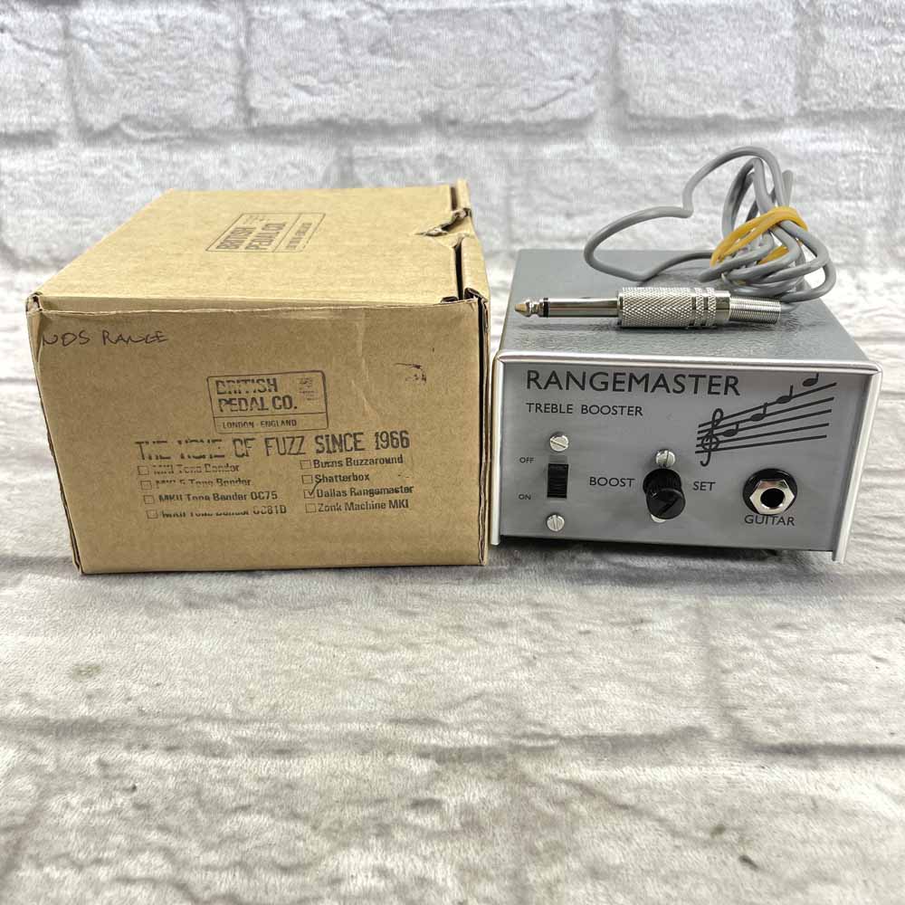 Used:  British Pedal Co. Rangemaster Treble Booster