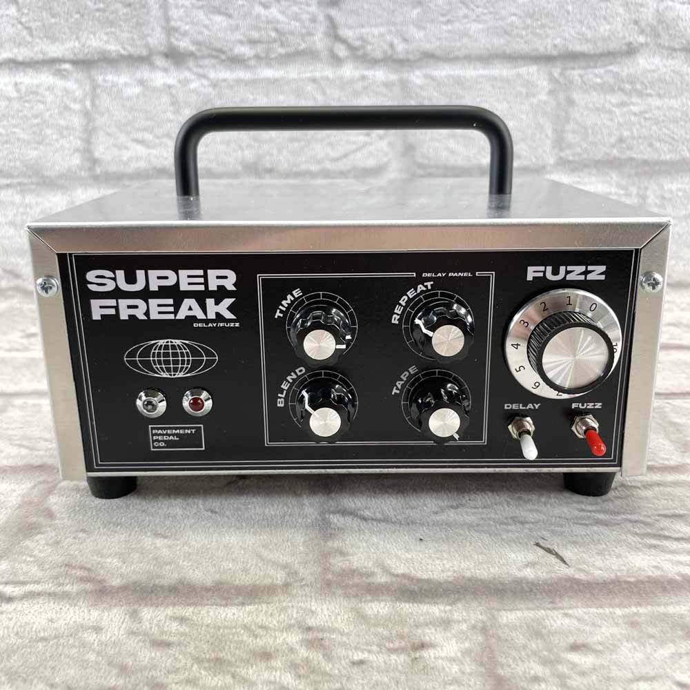 Used:  Pavement Pedals Super Freak Fuzz/Delay Head Unit