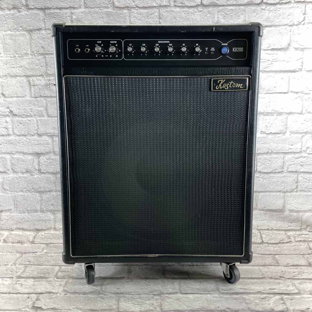 Used:  Kustom KB200 Bass Amp