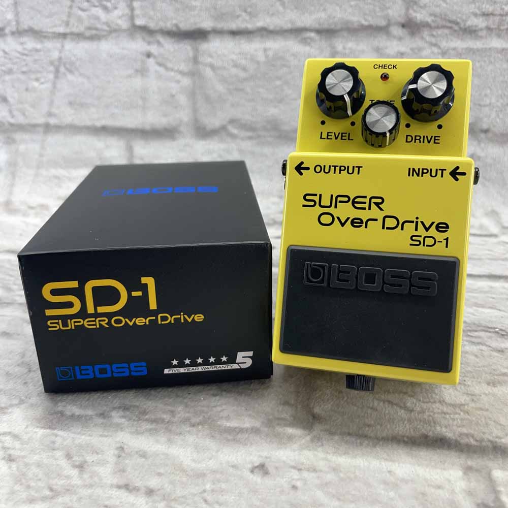 Used:  Boss SD-1 Super OverDrive Pedal