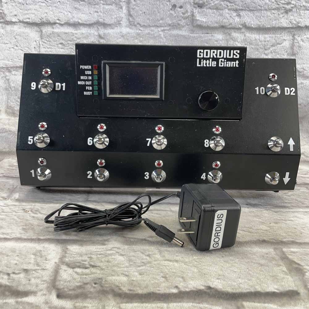 Used:  Gordius Little Giant MIDI Controller