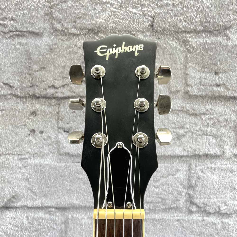Used: Epiphone Les Paul Standard Electric Guitar - Gold Trans