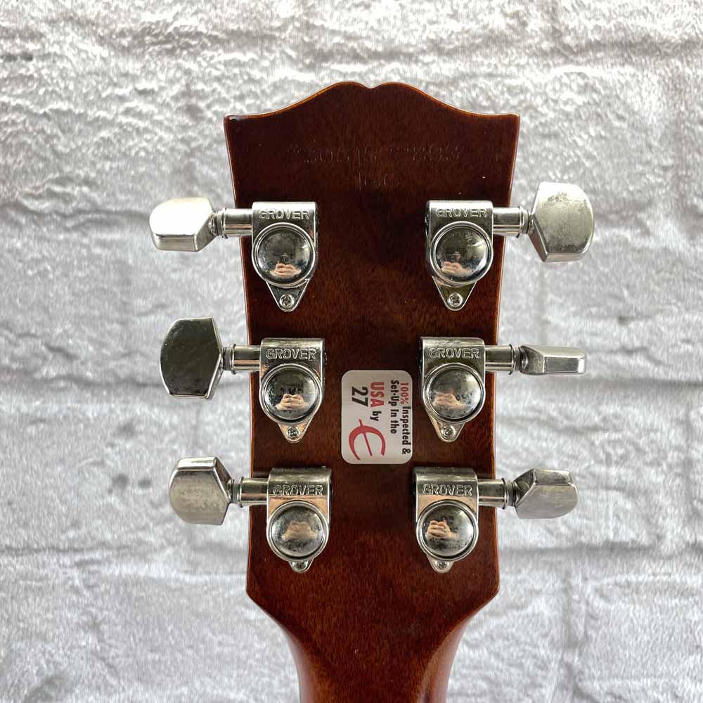Used: Epiphone Les Paul Standard Electric Guitar - Gold Trans