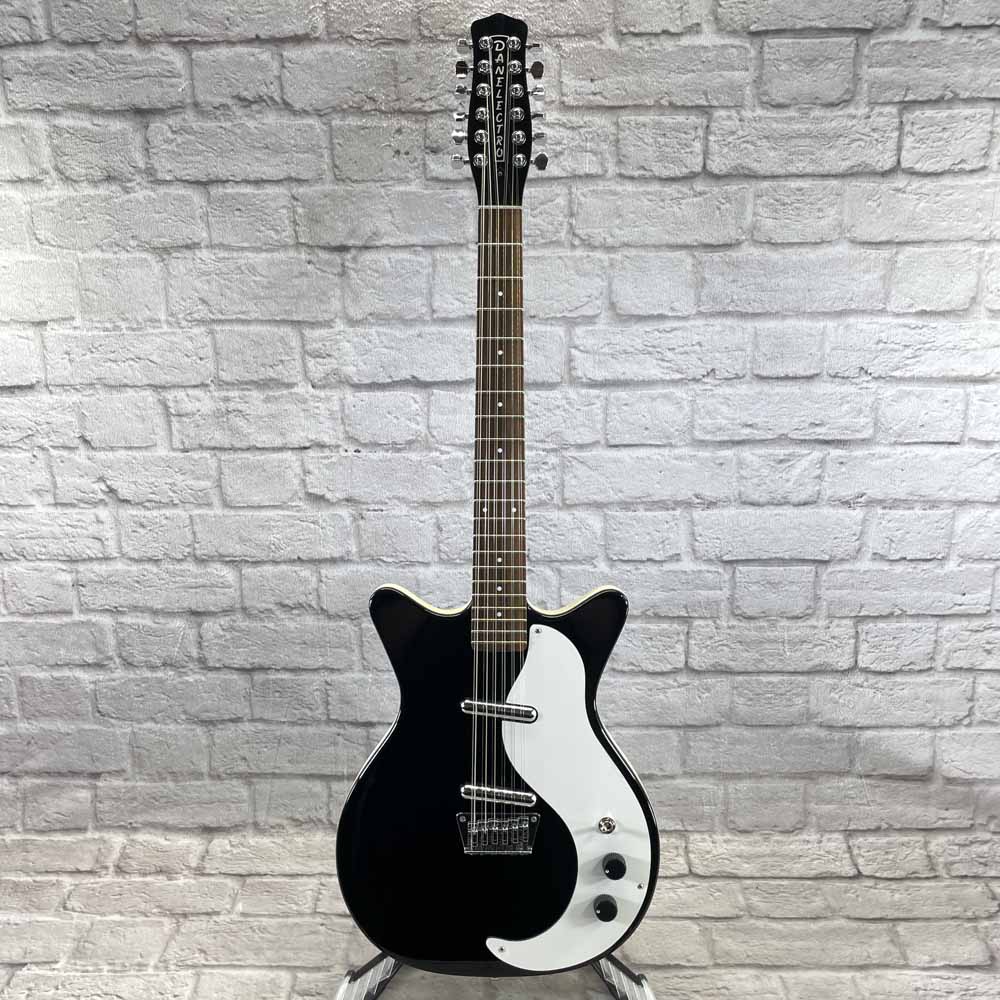 Used:  Danelectro DC-59 12 String Electric Guitar - Black
