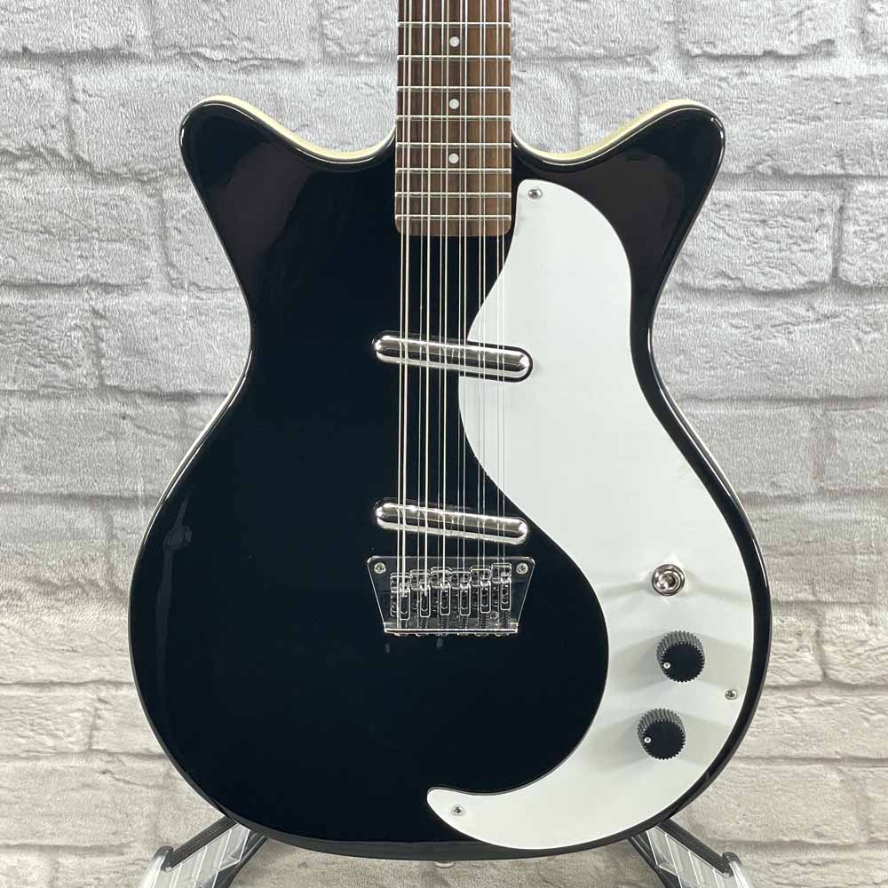 Used:  Danelectro DC-59 12 String Electric Guitar - Black