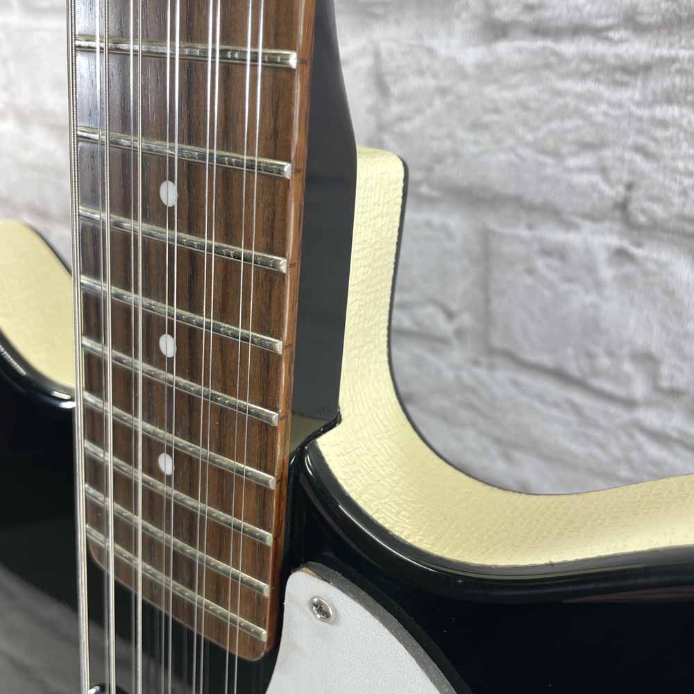 Used:  Danelectro DC-59 12 String Electric Guitar - Black