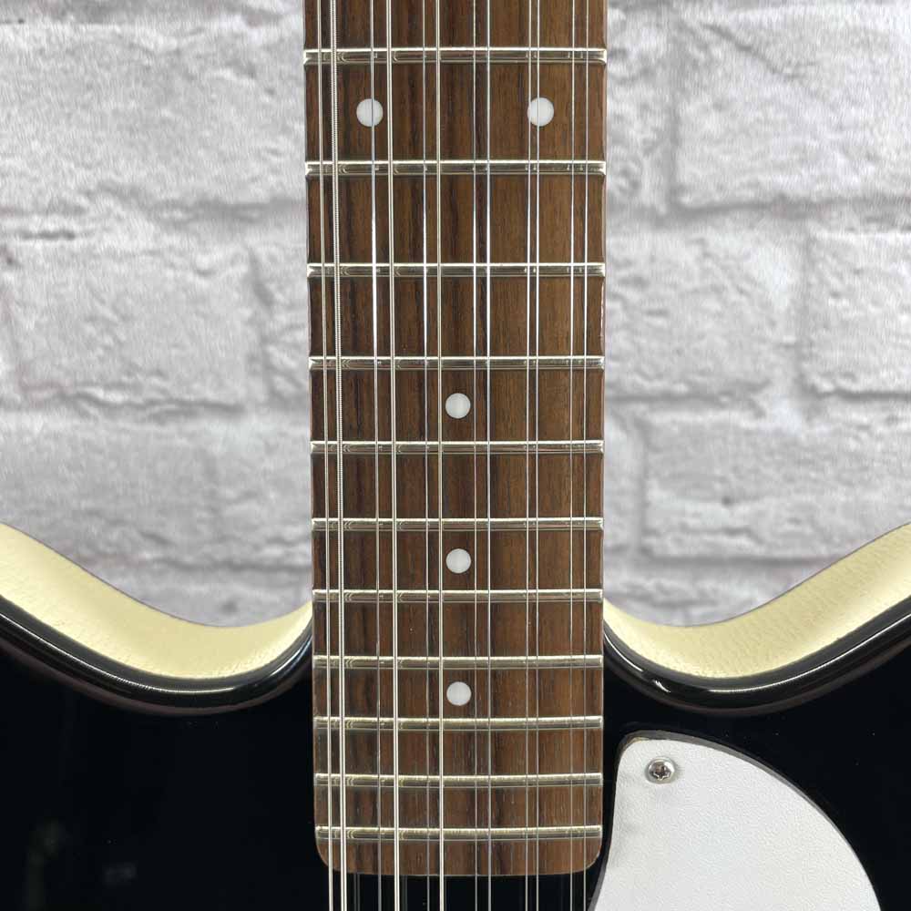 Used:  Danelectro DC-59 12 String Electric Guitar - Black