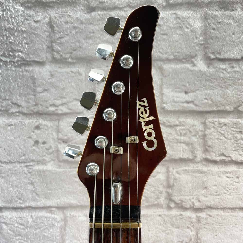 Used:   Cortez 1970s MIJ Double Cut Electric Guitar