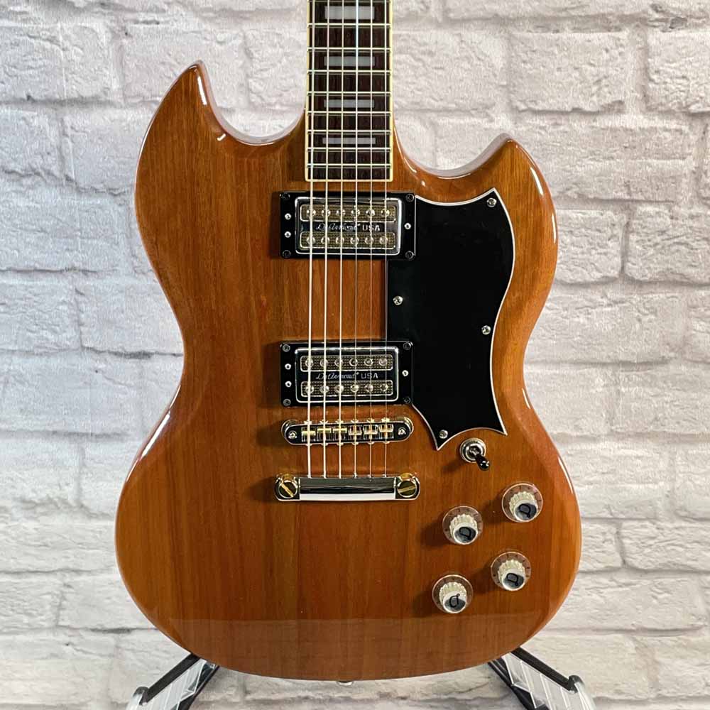 Used:  DeArmond Model S73 Electric Guitar - Natural Mahogany