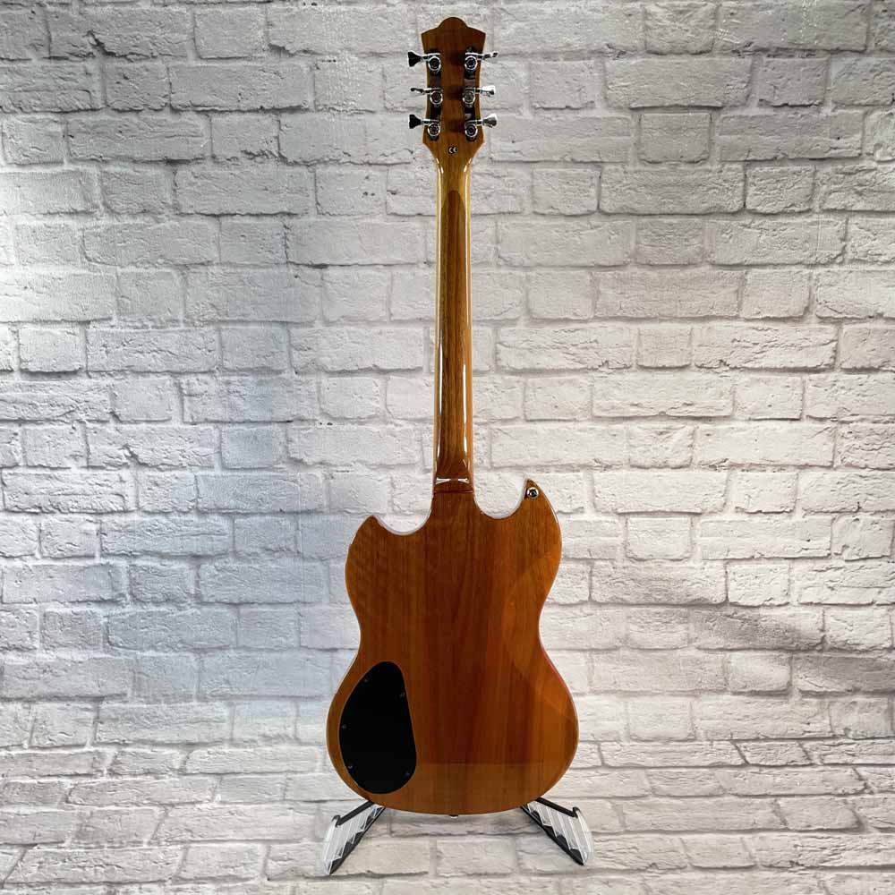 Used:  DeArmond Model S73 Electric Guitar - Natural Mahogany