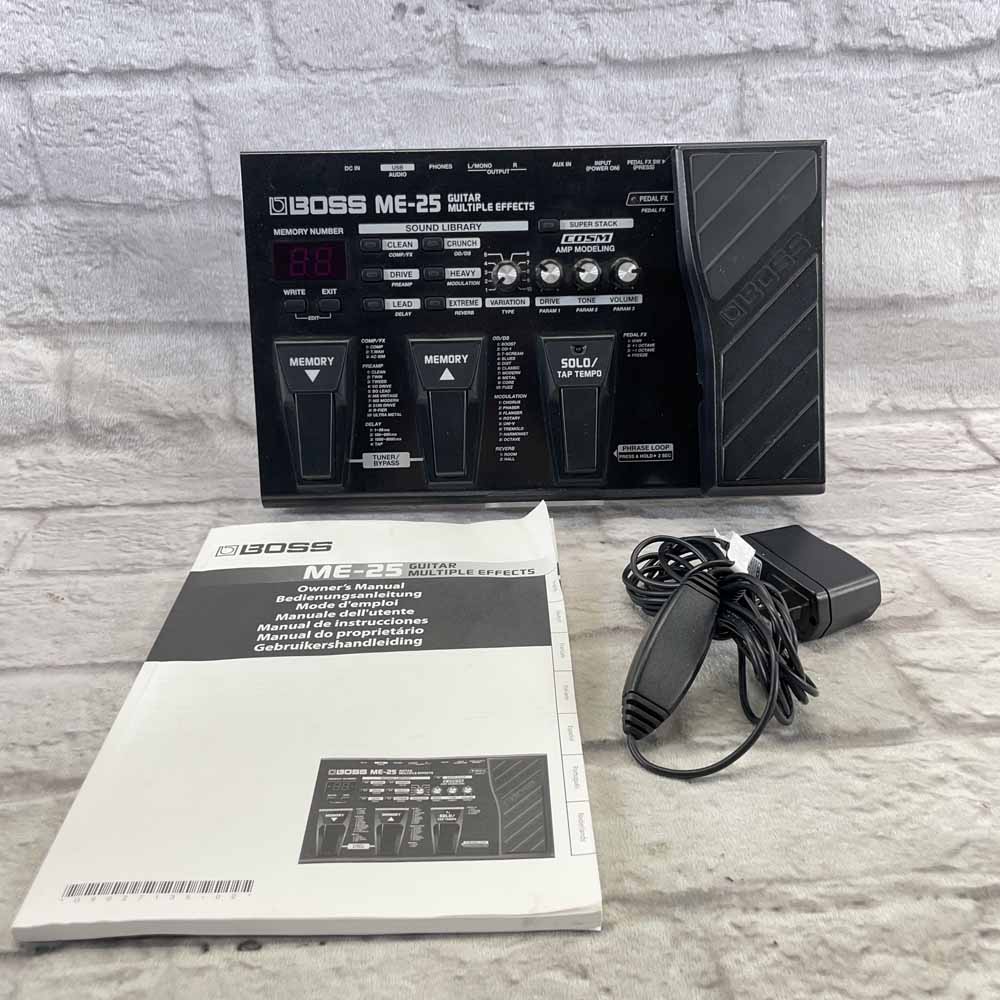 Used:  Boss ME-25 Guitar Multi-Effect Unit