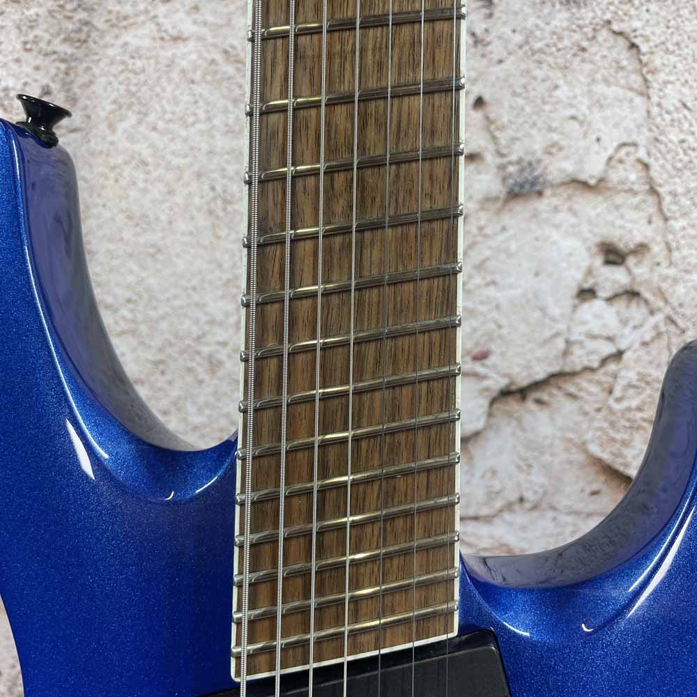 Used:  Jackson SLAT7 Fanned Fret 7 String Electric Guitar - Blue Metallic