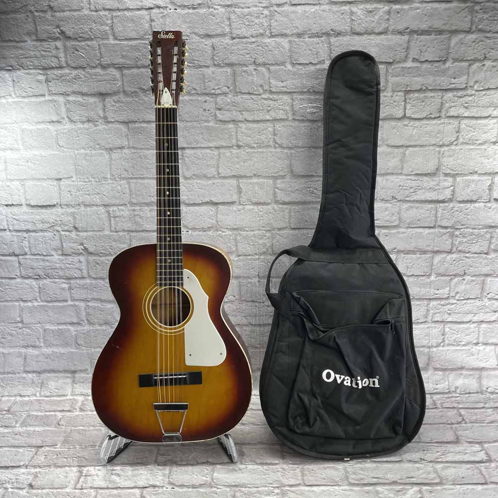 Used:  Stella H912 12-String Acoustic Guitar