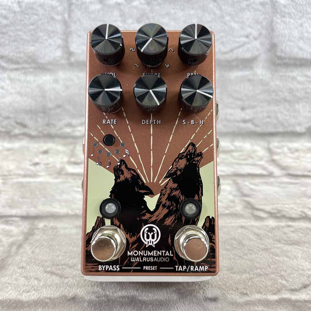 Used:  Walrus Audio Monumental Stereo Harmonic Tap Tremolo Pedal - Orange