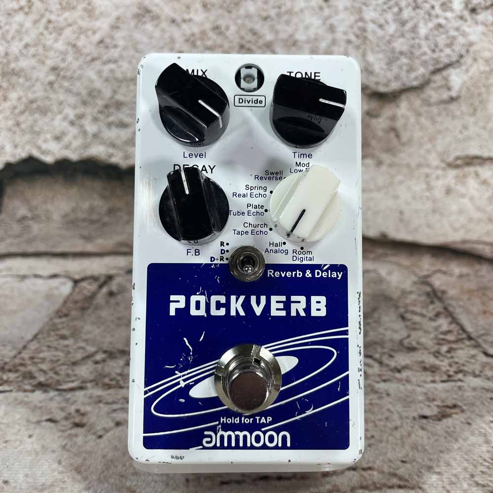 Used:  Ammoon Pockverb Reverb and Delay Pedal