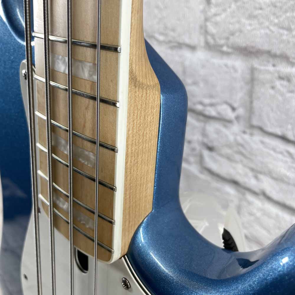 Used:  Lakland Skyline DJ-4 Darryl Jones Signature 4-String Bass Guitar - Blue