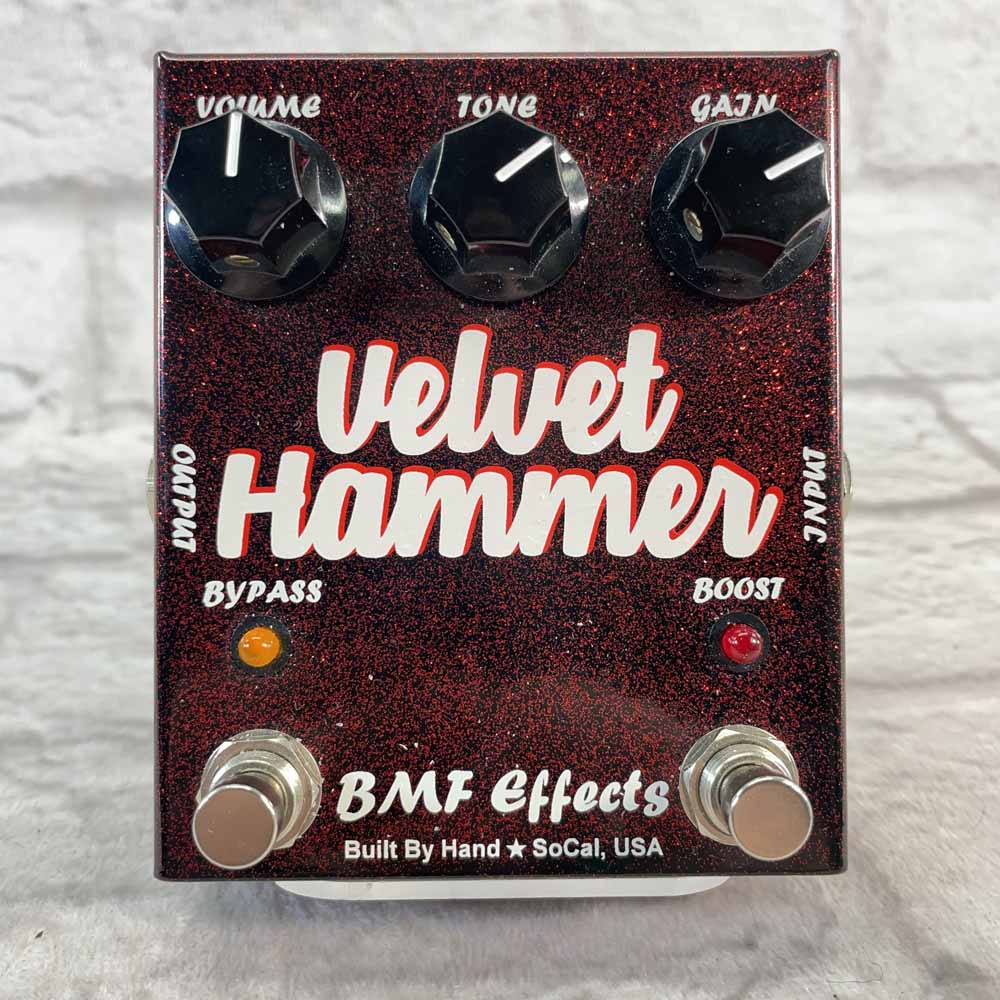 Used:  BMF Effects Velvet Hammer Overdrive Pedal