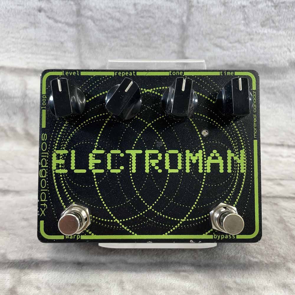 Used:  SoldGoldFX Electroman Analog Delay Pedal