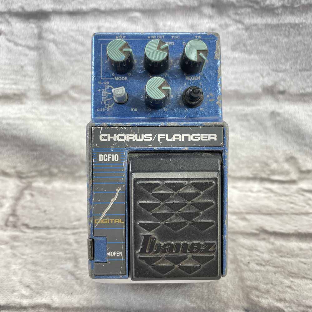 Used:  Ibanez DCF10 Chours/Flanger Pedal