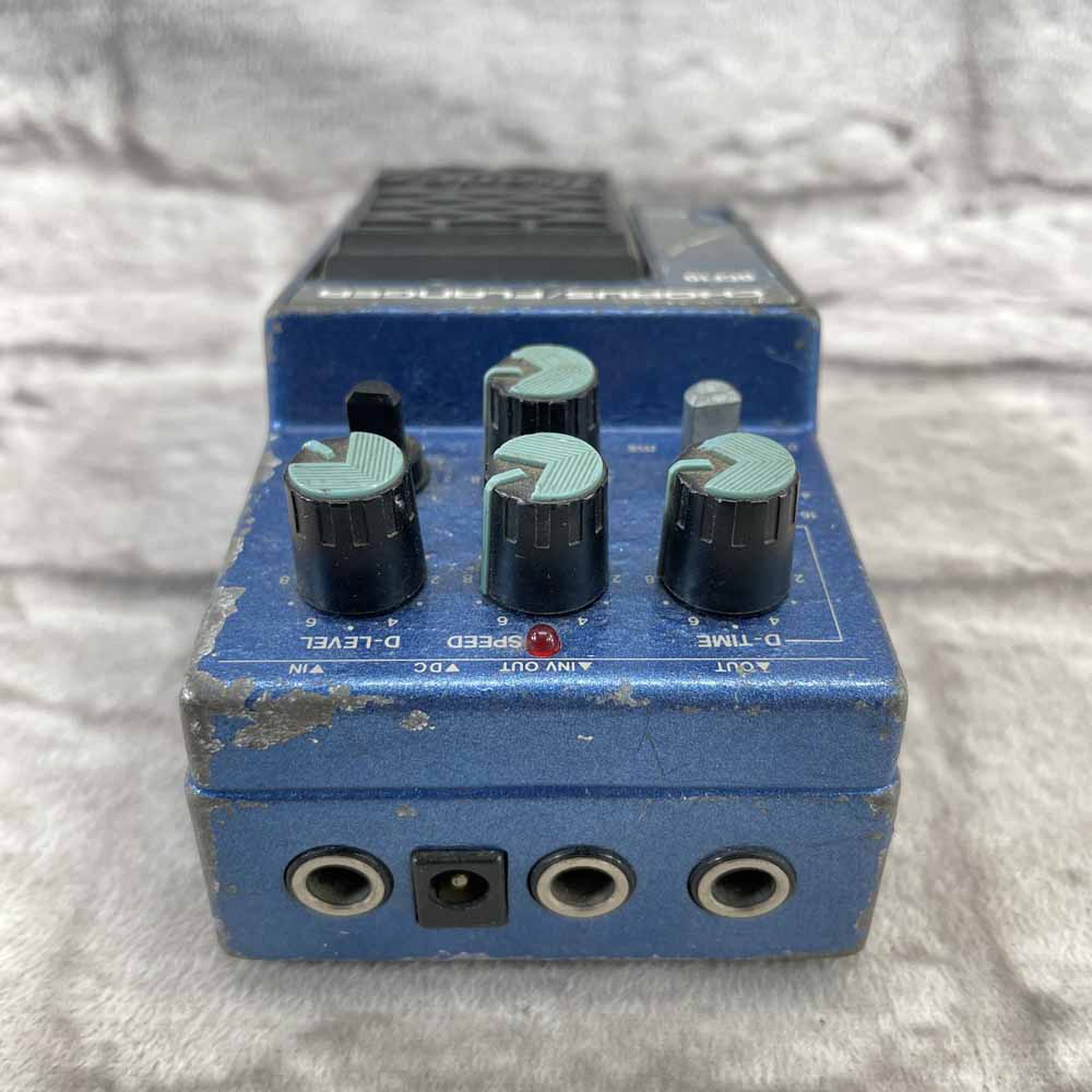 Used:  Ibanez DCF10 Chours/Flanger Pedal