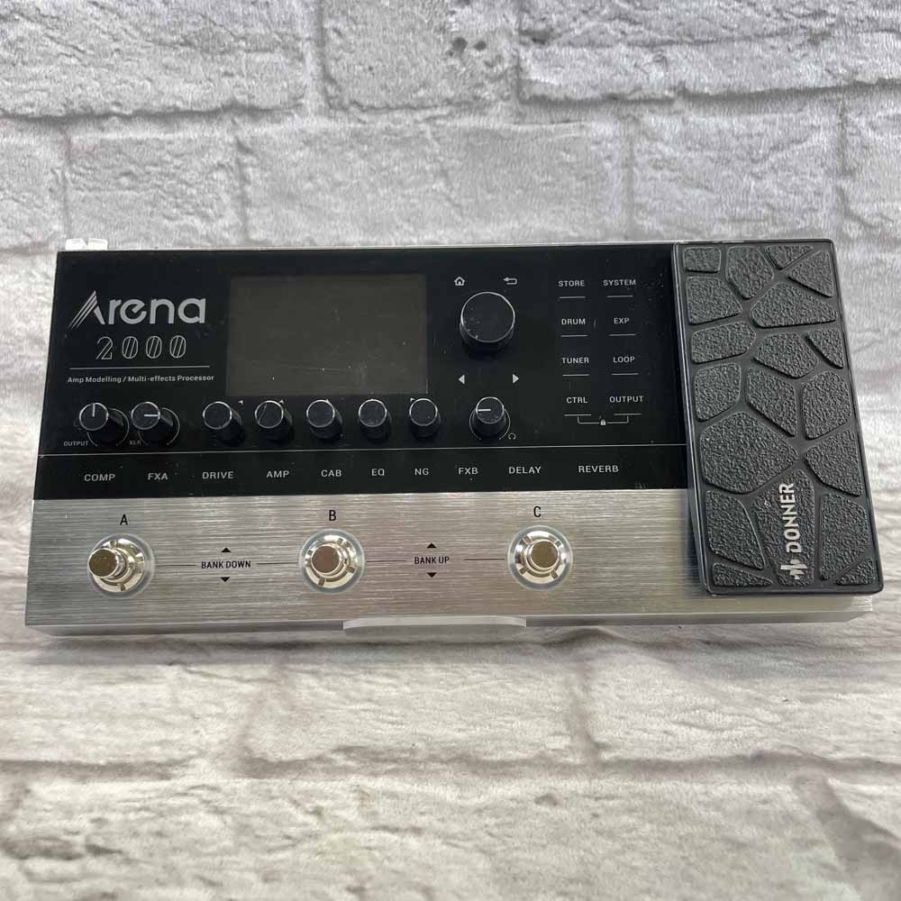 Used:  Donner Arena 2000 Multi-Effects Guitar Pedal