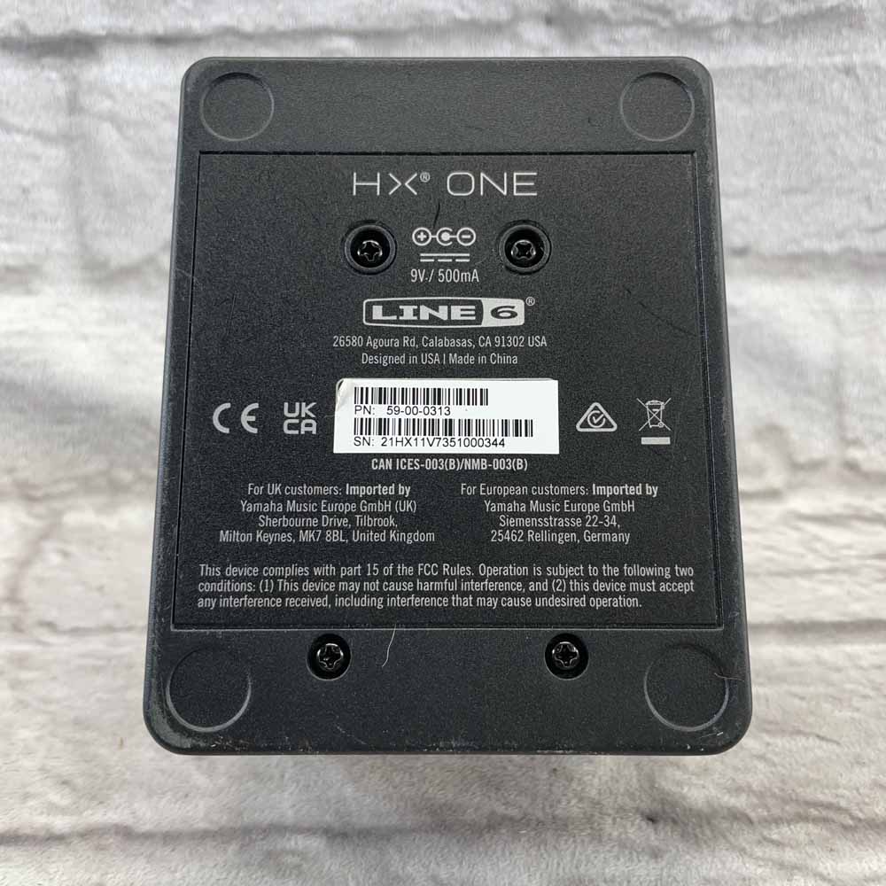 Used:  Line6 HX One Stereo Effect Pedal