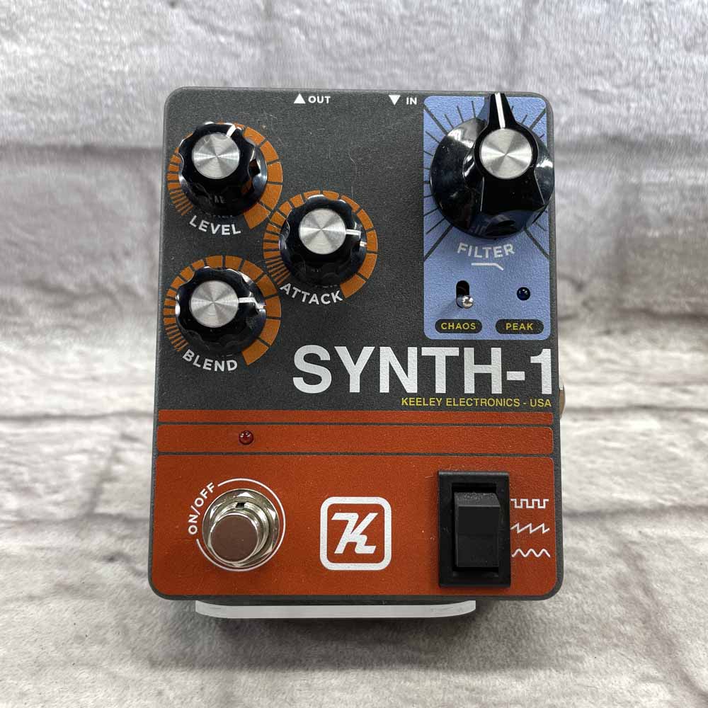 Used:  Keeley Synth-1 Reverse Attack Fuzz Wave Generator