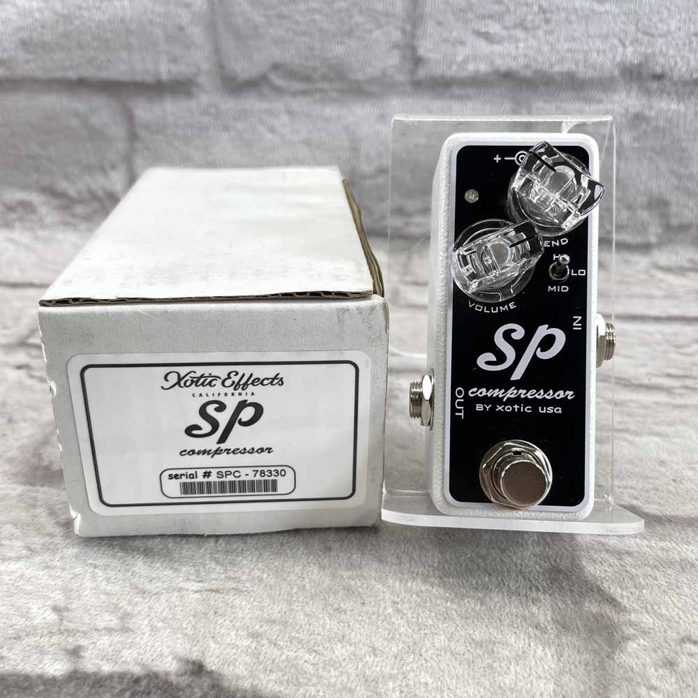 Used:  Xotic Effects SP Compressor Pedal