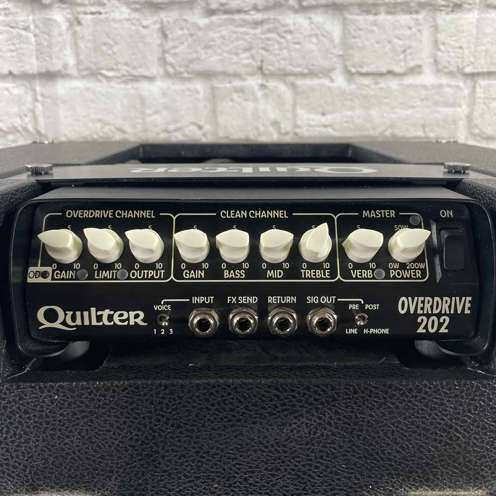 Used:   Quilter Overdrive 202 Amp Head with 112 Cabinet
