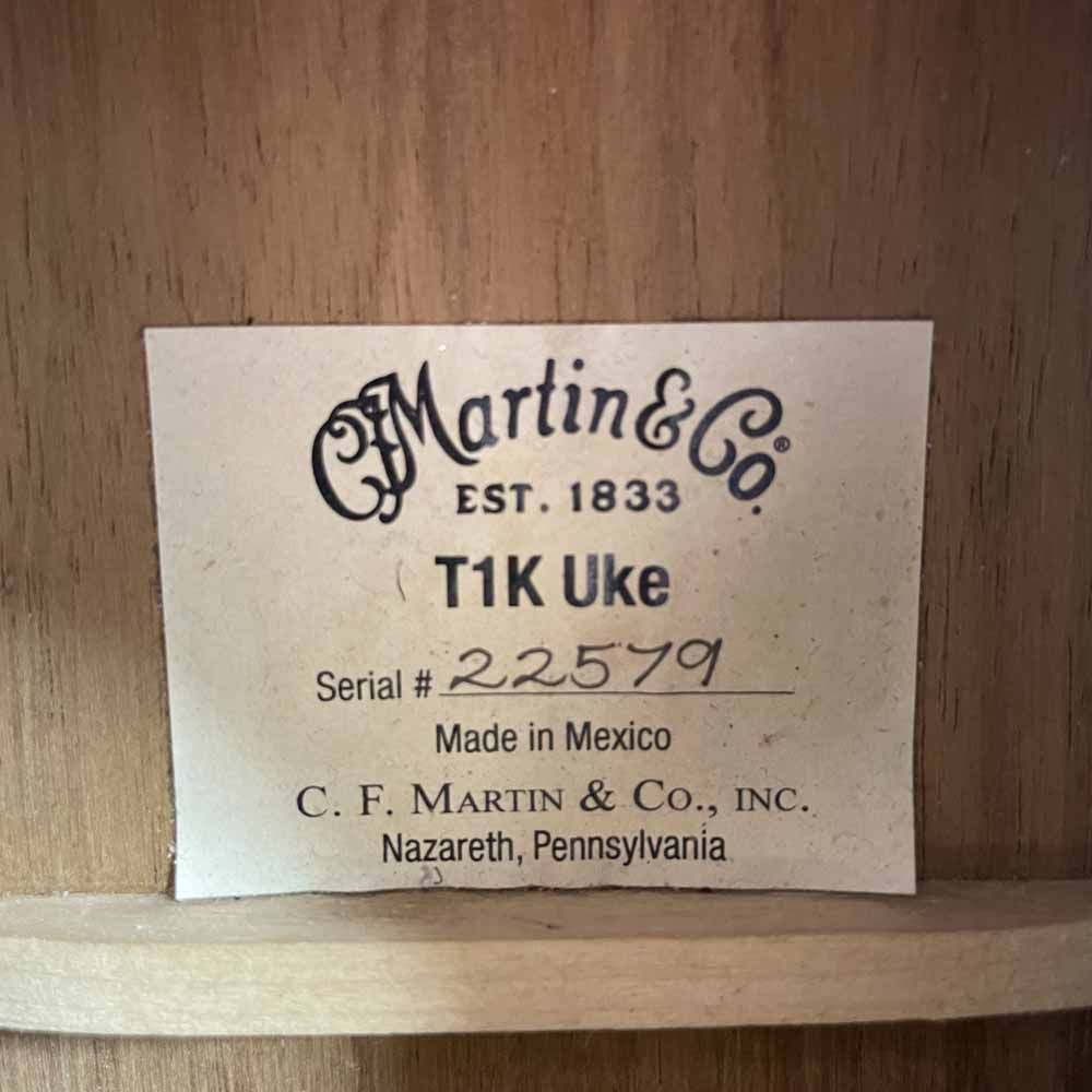 Used:  Martin T1K Tenor Ukulele