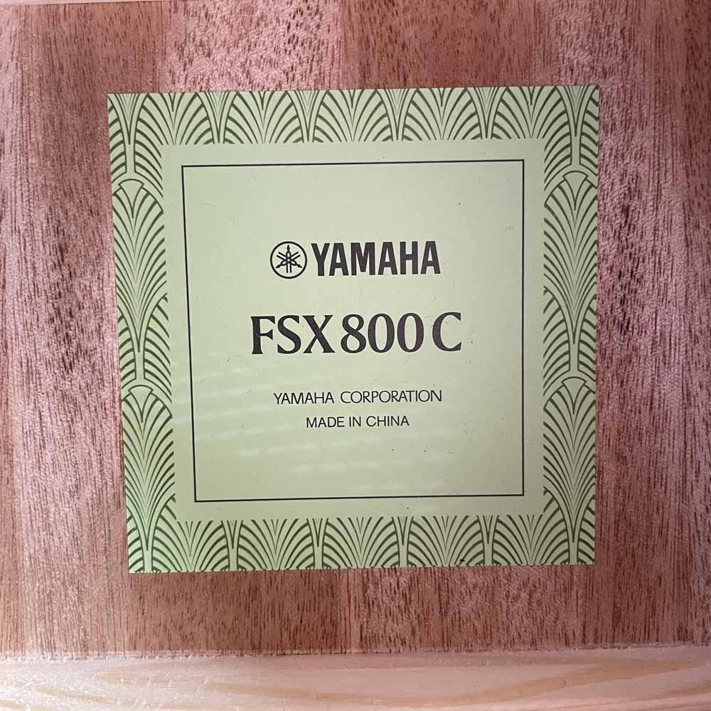 Used:  Yamaha FSX800C Small Body Acoustic/Electric Guitar