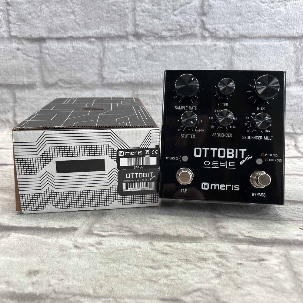 Used:  Meris Ottobit Jr Pitch, Filter, Bit Crusher Pedal