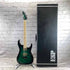 Used:  ESP E-II M-II Electric Guitar - Black Turquoise