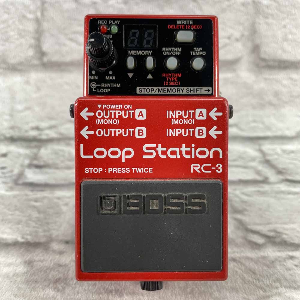 Used:  BOSS RC-3 Loop Station Pedal