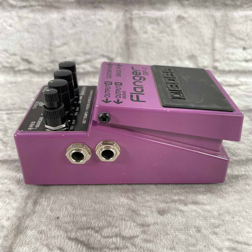 Used:  Boss BF-3 Flanger Pedal