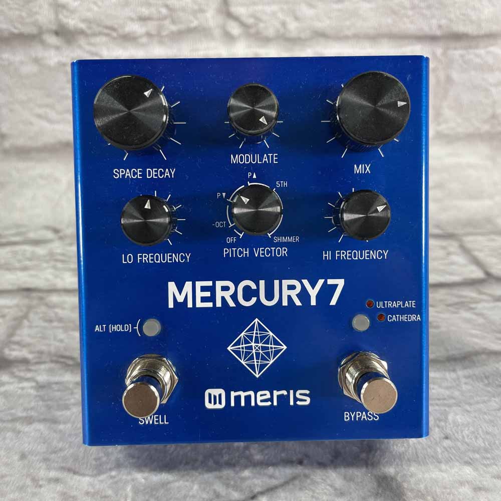Used:  Meris Mercury 7 Reverb Pedal