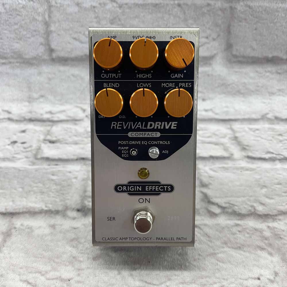 Used:  Origin Effects RevivalDRIVE Compact