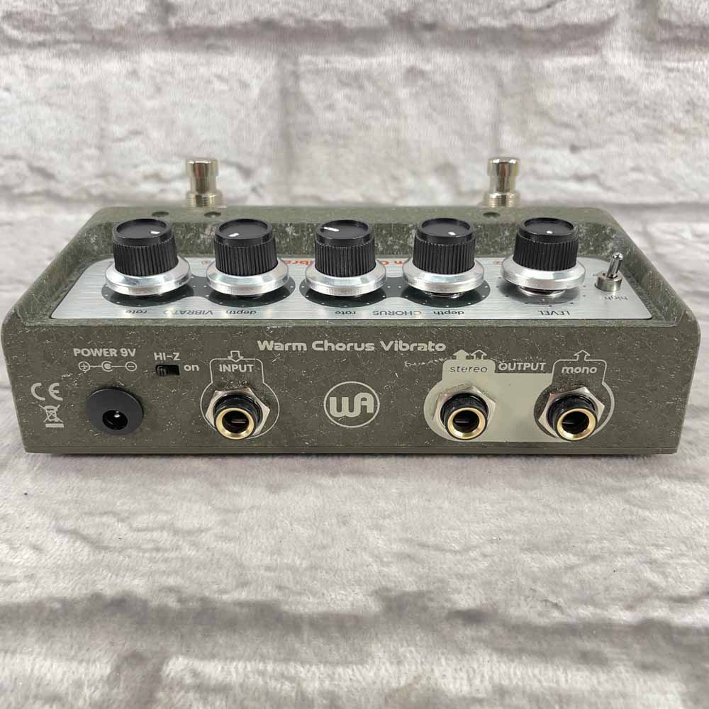 Used:  Warm Audio Warm Chorus/Vibrato Pedal