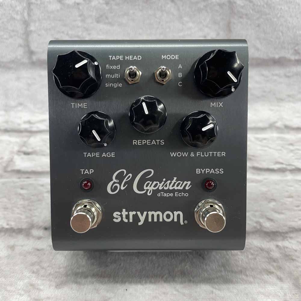 Used:  Strymon El Capistan V1 - dTape Echo