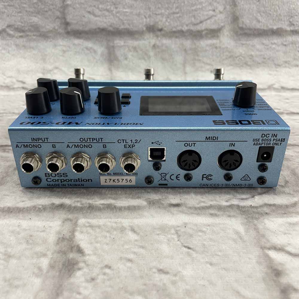 Used:  Boss MD-500 Modulation Effects Pedal