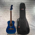 Used:  Fender Malibu Classic CST Acoustic Guitar - Cosmic Turquoise