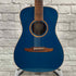 Used:  Fender Malibu Classic CST Acoustic Guitar - Cosmic Turquoise