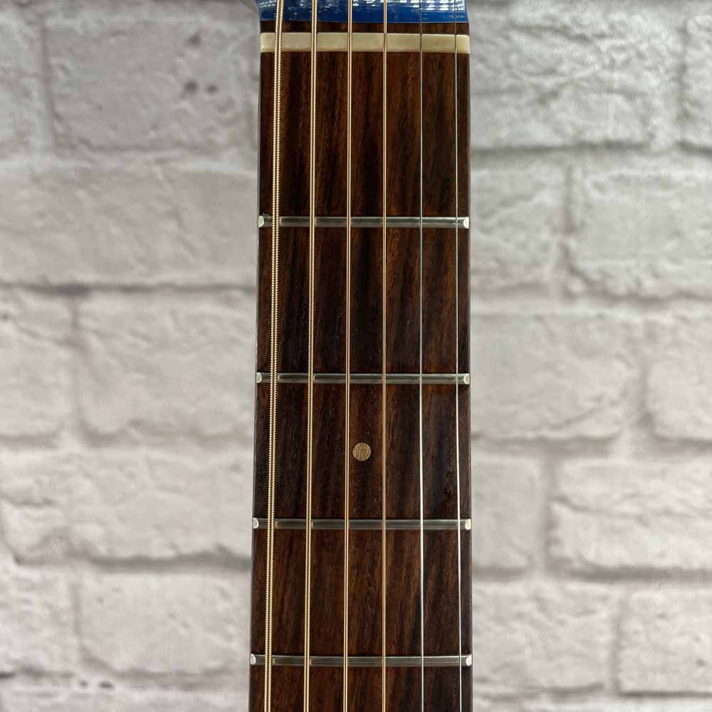 Used:  Fender Malibu Classic CST Acoustic Guitar - Cosmic Turquoise