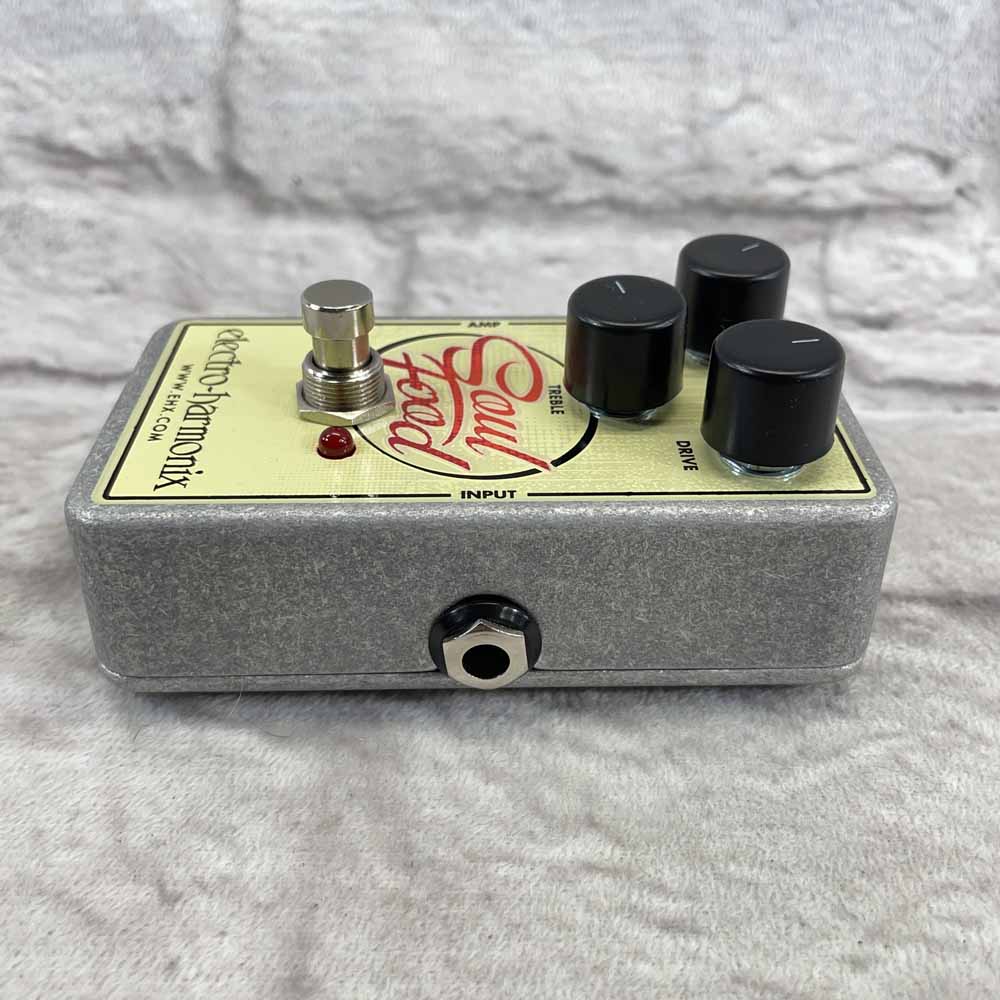 Used:  Electro-Harmonix Soul Food Transparent Distortion/Fuzz/Overdrive Pedal
