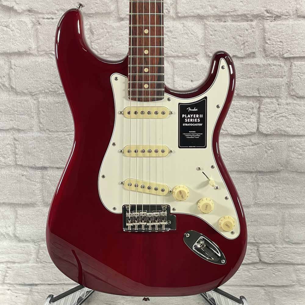 DEMO:  Fender Player II Stratocaster -  Transparent Cherry Burst