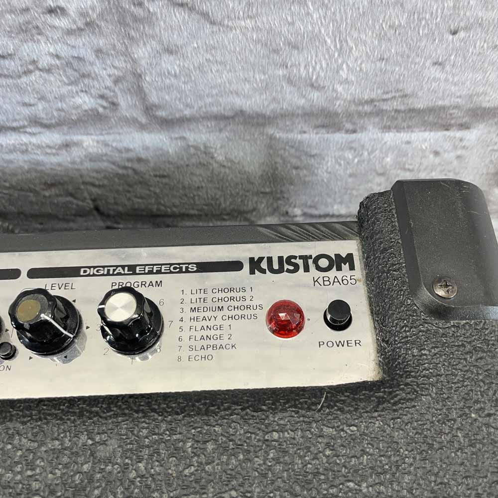 Used:  Kustom KBA 65 Bass Combo Amp