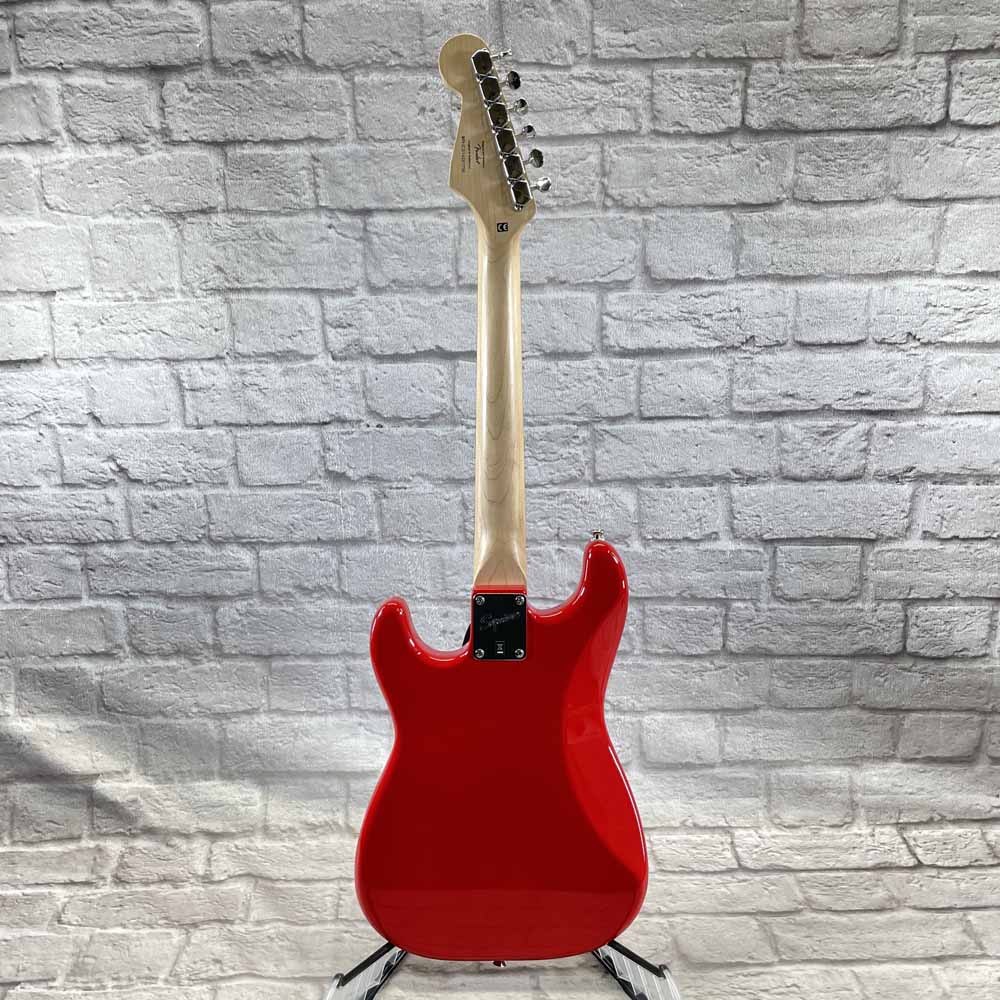 Used:  Squier Mini Strat Electric Guitar - Red