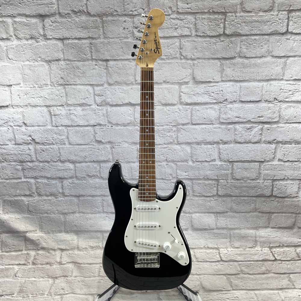 Used:  Squier Mini Strat Electric Guitar - Black