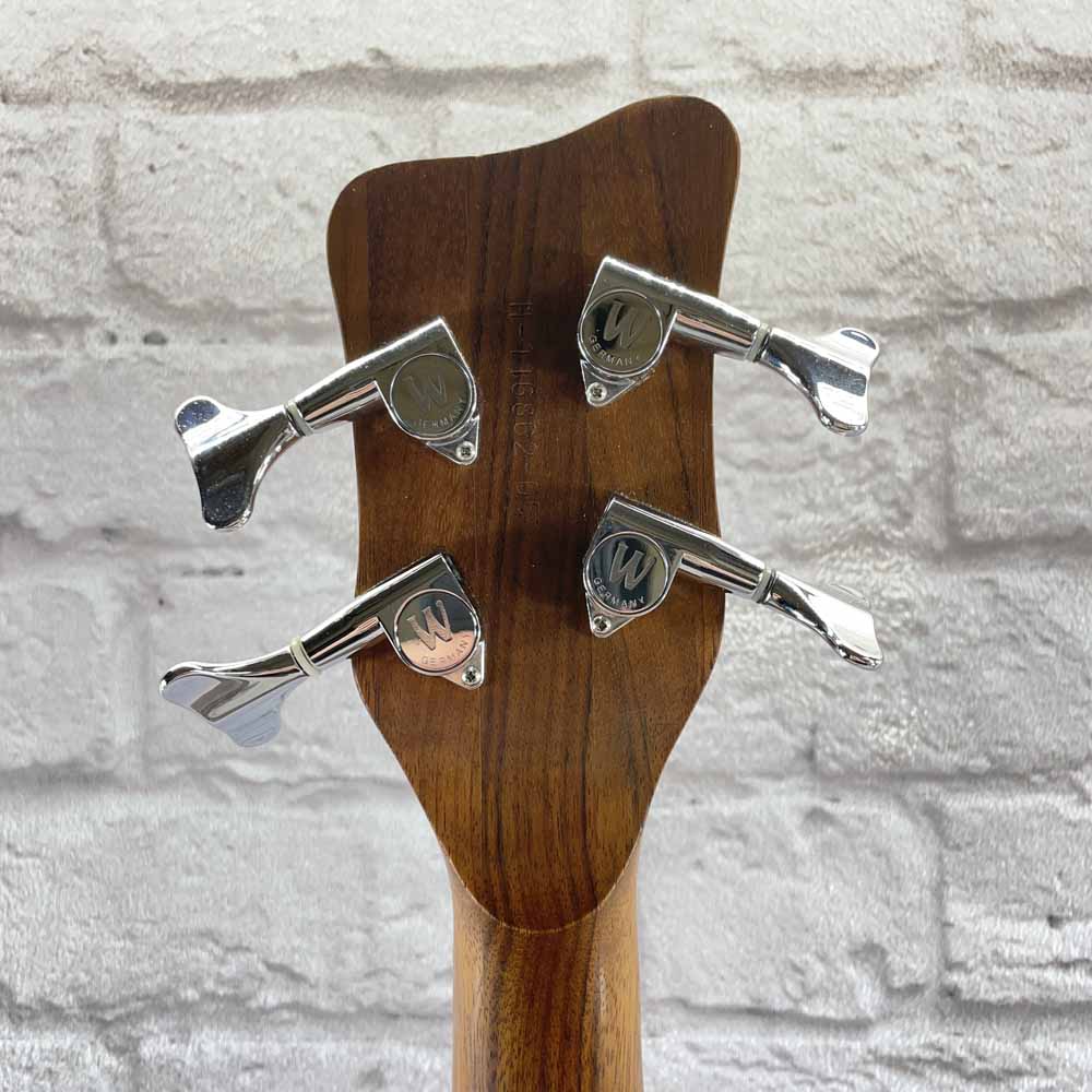 Used:  Warwick Basses Corvette Standard 4-String Fretless Bass Guitar - Natural Stain